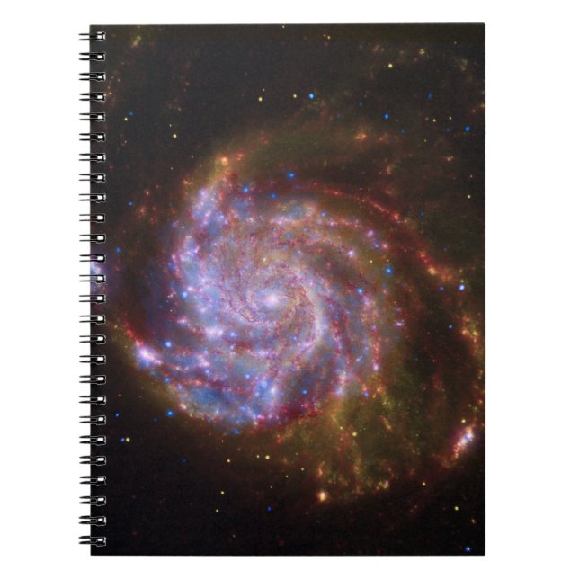 Starbirth im Pinwheel: M101 Galaxy Notizblock (Vorderseite)