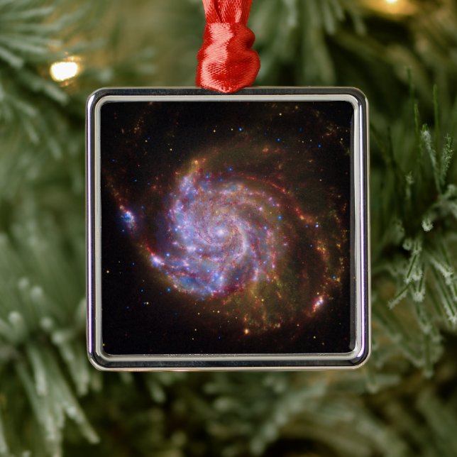Starbirth im Pinwheel: M101 Galaxy Ornament Aus Metall (Baum)