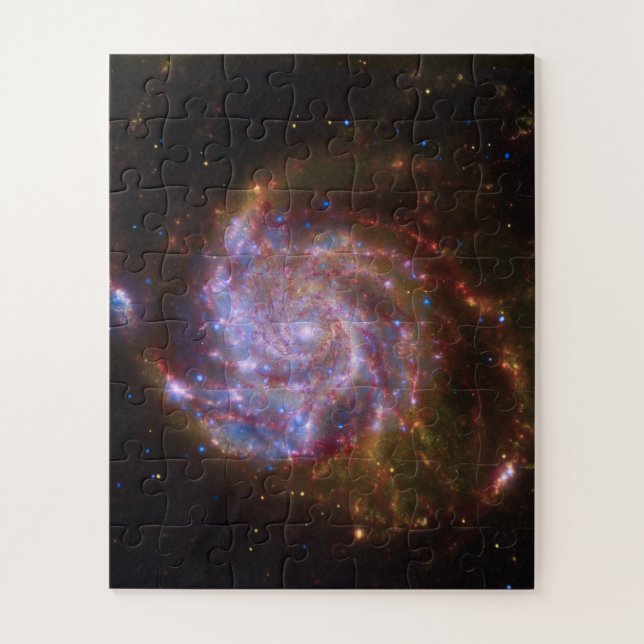 Starbirth im Pinwheel: M101 Galaxy Puzzle (Vertikal)
