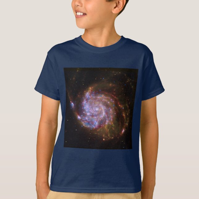 Starbirth im Pinwheel: M101 Galaxy T-Shirt (Vorderseite)