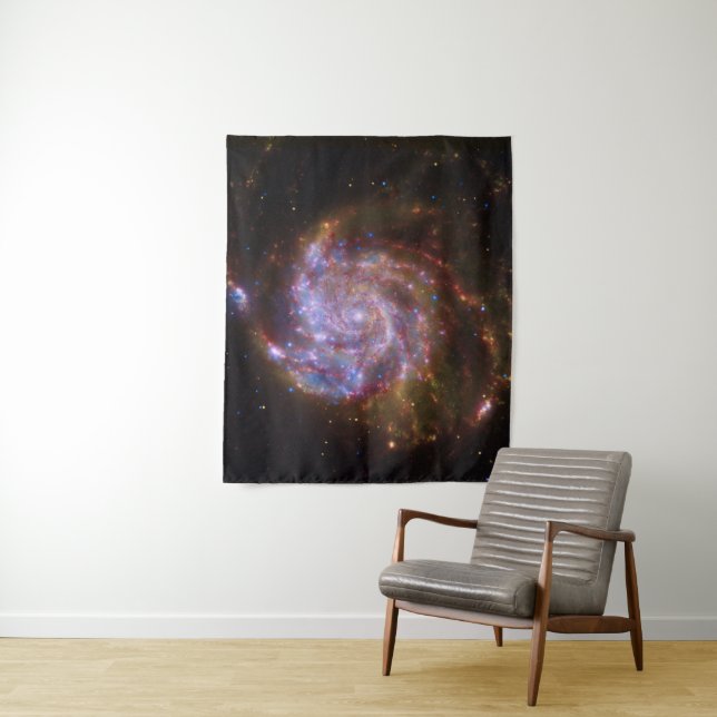 Starbirth im Pinwheel: M101 Galaxy Wandteppich (Beispiel)
