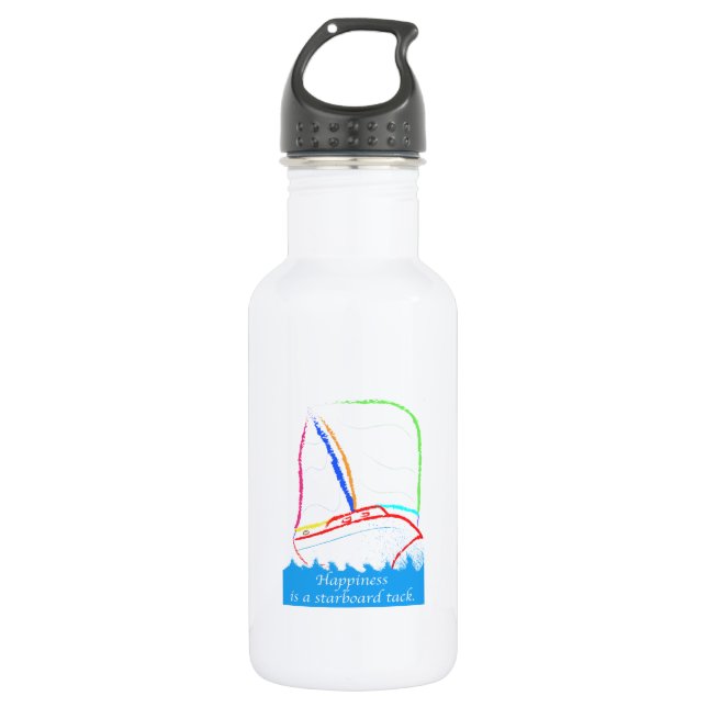 Starboard-Tor Edelstahlflasche (Vorderseite)