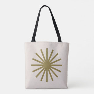 Starburst Gold & Linen Weiß