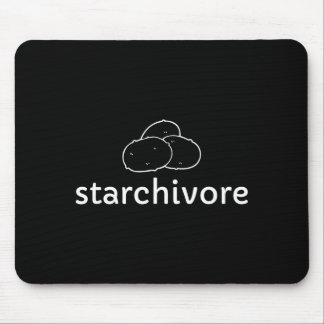 Starchivore Kartoffelliebhaber pflanzlich und vega Mousepad
