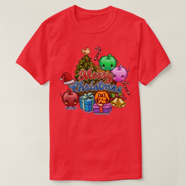 Stardew Valley Weihnachtsspezial T-Shirt (Design vorne)