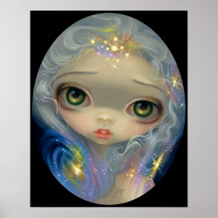 Stardust Angel ART DRUCKEN Große mit Augen Kunst A Poster