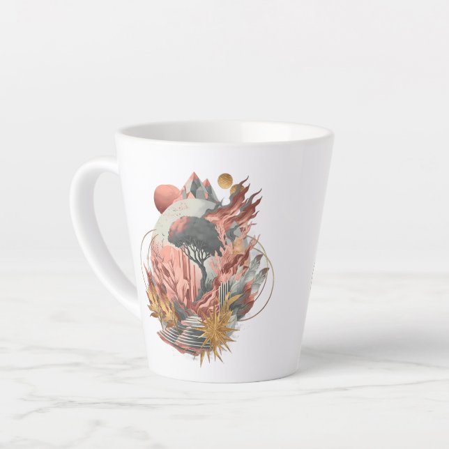 Stardust blühen über kosmische Schritte Milchtasse (Linke Ecke)