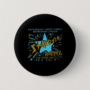 Stardust Bowl Vintag Bowling Retro West Covina Lo Button