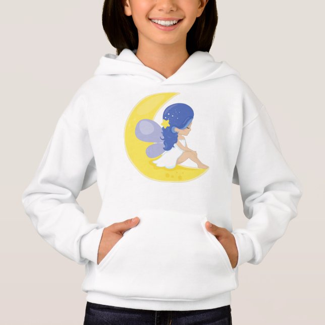 Stardust Fairy, Niedliche Fairy, Fairy auf dem Mon Hoodie (Vorderseite)