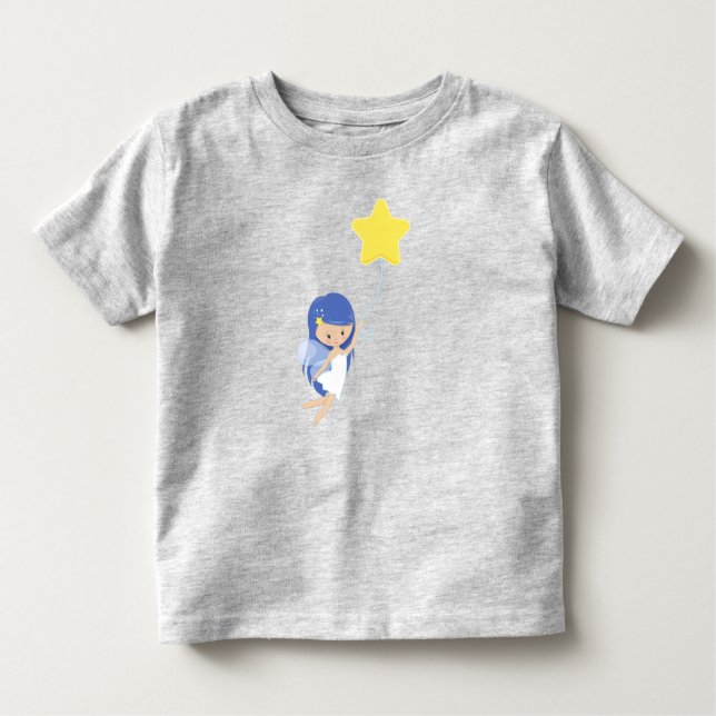 Stardust Fairy, Niedliche Fairy, Fairy mit Ballon Kleinkind T-shirt (Vorderseite)