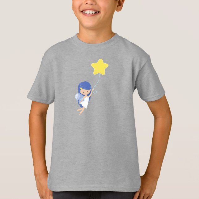Stardust Fairy, Niedliche Fairy, Fairy mit Ballon T-Shirt (Vorderseite)
