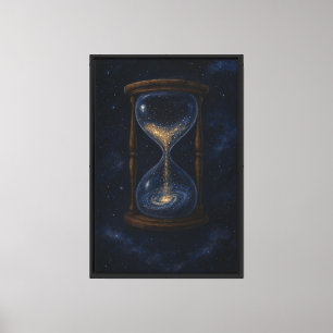 Stardust Hourglass Leinwanddruck