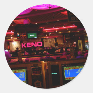 Stardust Las Vegas Keno Lounge Runder Aufkleber