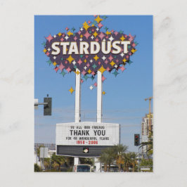 Stardust Las Vegas Marquee Postkarten