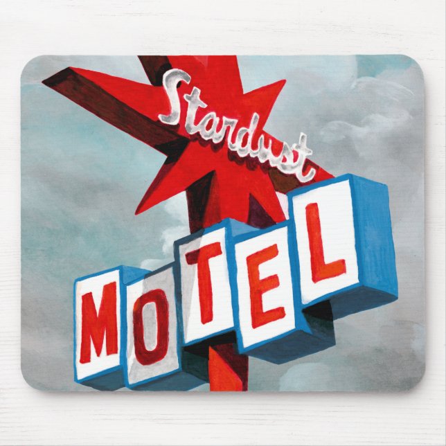 Stardust Motel Sign Mousepad (Vorne)
