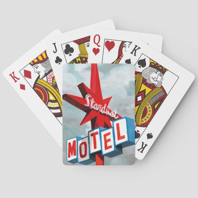 Stardust Motel Sign Spielkarten (Rückseite)
