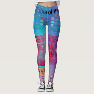 Stardust periodische Tabellen-Leggings Leggings