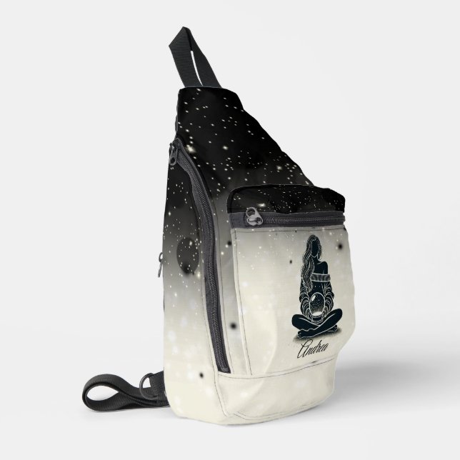 Stardust-Reflektionen Crossbody Bag (Linke Seite)
