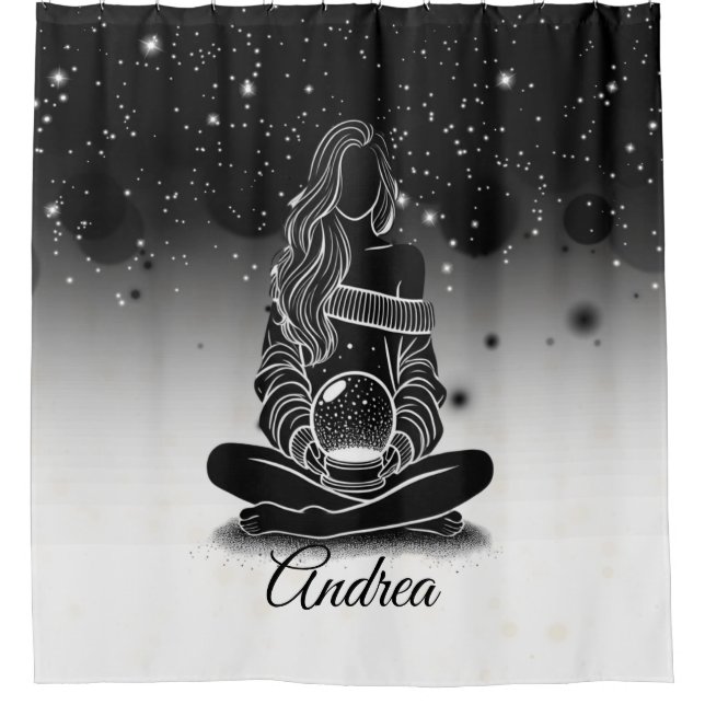 Stardust-Reflektionen Duschvorhang (Vorderseite)