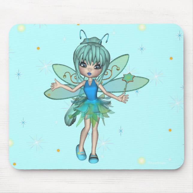 Stardust Schein-Fee Mousepad (Vorne)