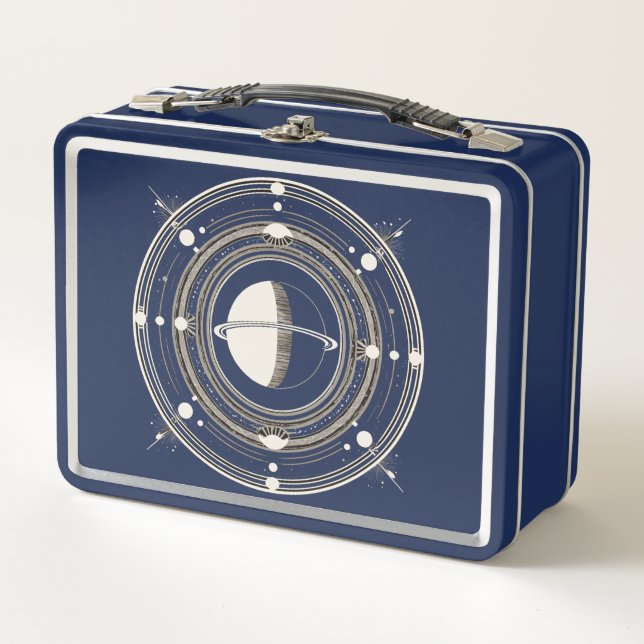 Stardust Soul Saturn Lunchbox – Kosmischer Stil (Vorderseite)
