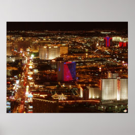 Stardust & West Las Vegas Strip Poster Print
