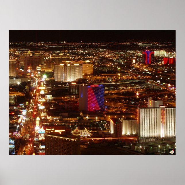 Stardust & West Las Vegas Strip Poster Print (Vorne)
