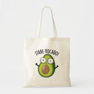 Stare-vocado Funny Avocado Pun Tragetasche