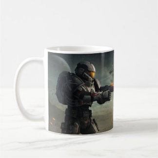 Starfall Explosion: Armored Space Warrior Kaffeetasse