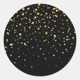 Starfallaufkleber Runder Aufkleber