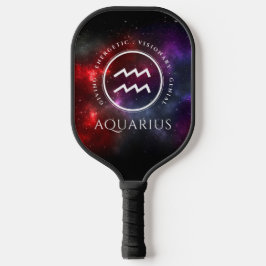 Starfield Aquarius Water Bearer Western Zodiac Pickleball Schläger
