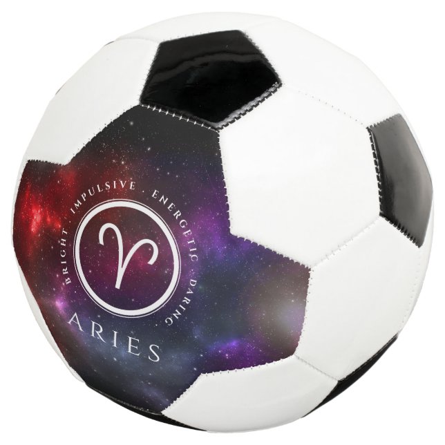 Starfield Aries Ram Western Zodiac Fußball (Dreiviertel)