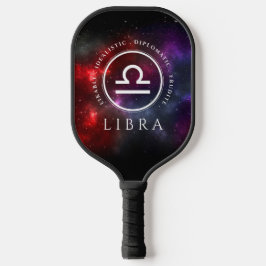 Starfield Libra Scales Western Zodiac Pickleball Schläger