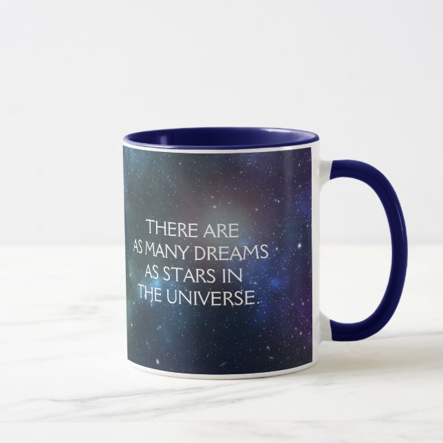 Starfield mit mehrfarbigem kosmischer Staub Tasse (Rechts)