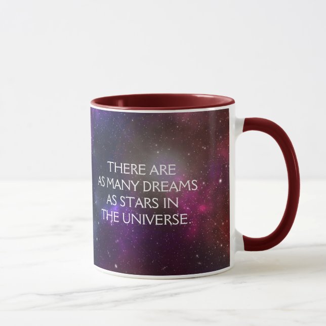 Starfield mit mehrfarbigem kosmischer Staub Tasse (Rechts)