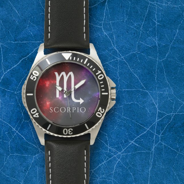 Starfield Scorpio Scorpion Western Zodiac Armbanduhr (Von Creator hochgeladen)
