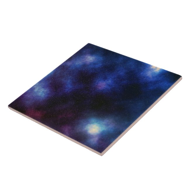 Starfield Space, Nachthimmel mit vielen Sternen Fliese (Seite)