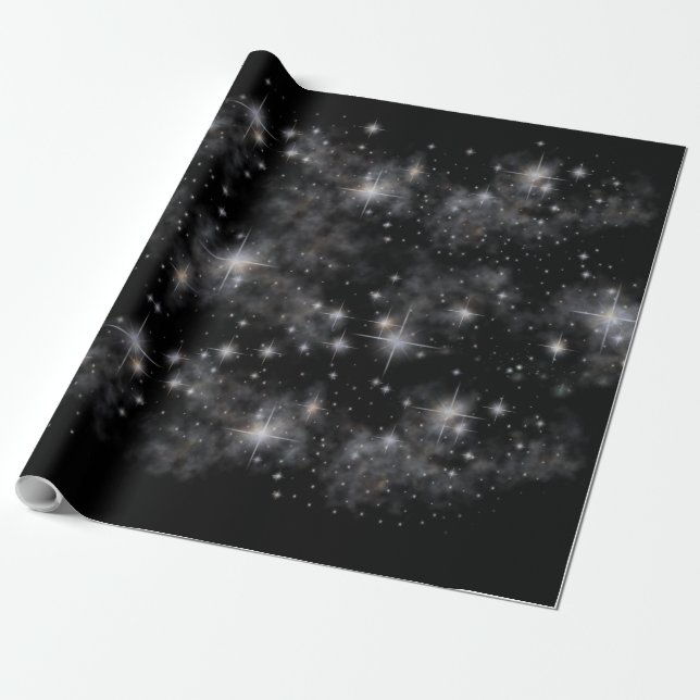 Starfield Triple Moon Paper Geschenkpapier (Ungerollt)