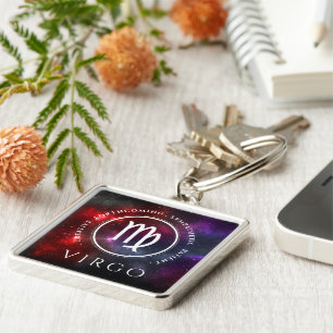 Starfield Virgo Maiden Western Zodiac Schlüsselanhänger