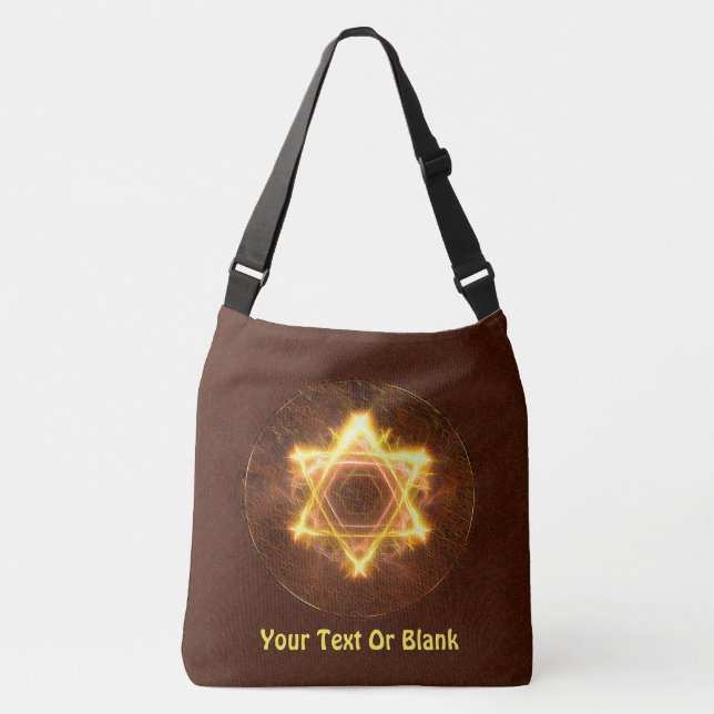 Starfire-Fraktal Tragetaschen Mit Langen Trägern (Vorderseite)