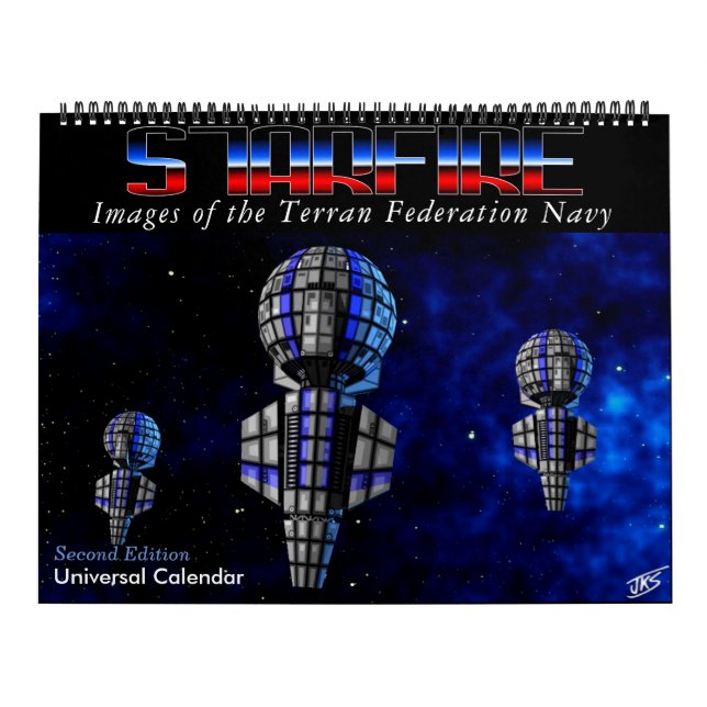 Starfire-Kalender: Terran Federation Navy, 2nd Ed Kalender (Titelbild)