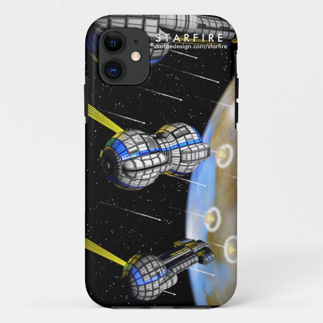 STARFIRE planetarische Bombardierung! Case-Mate iPhone Hülle (Rückseite)