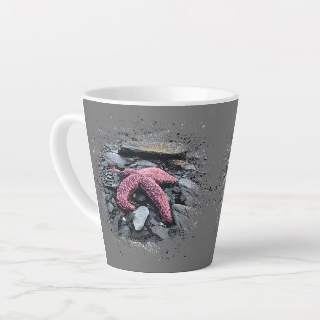 Starfish - 12 oz. Latte Tasse (Linke Ecke)