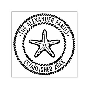 Starfish #2 Familienname Datum der Erstellung eine Permastempel