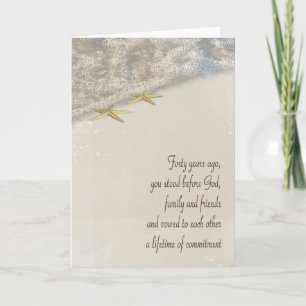 Starfish 40. Jubiläum Karte