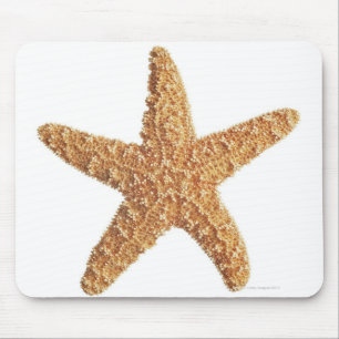 Starfish abgeschieden auf Weiß Mousepad