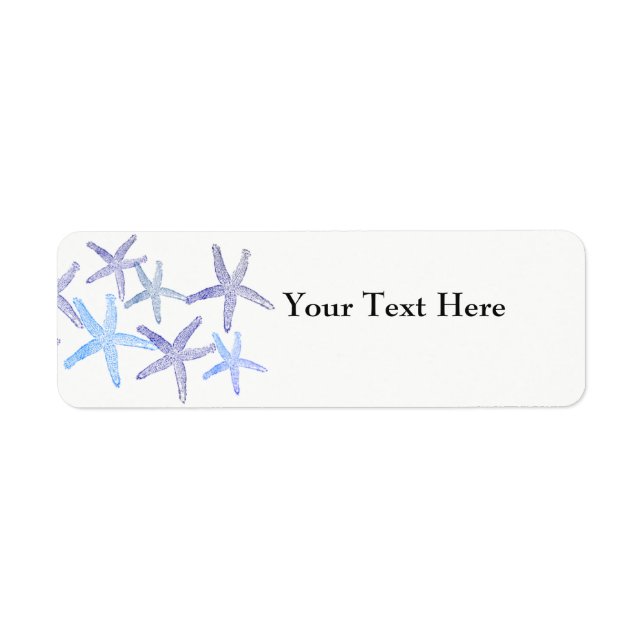 Starfish Address Labels (Vorne)