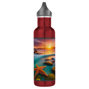 Starfish am Strand bei Dawn Thermal Tumbler Edelstahlflasche