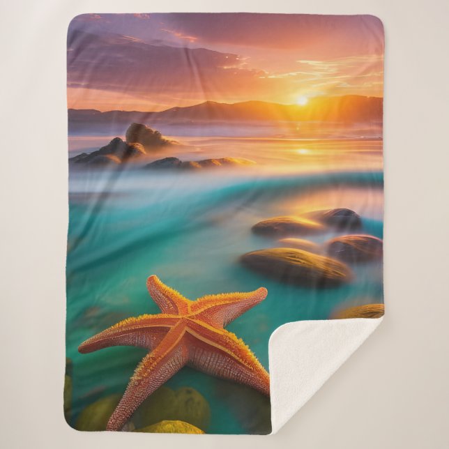 Starfish am Strand bei Sunrise Sherpadecke (Vorderseite)