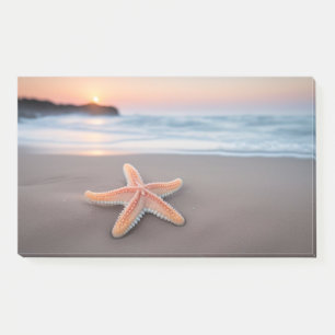 Starfish am Strand Post-it Klebezettel